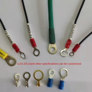 สายรัดเทอร์มินัลแบบกดเย็นทุกชนิดชุดสายไฟตัวเมียสายเคเบิลแบบหนีบ - Product Image 2