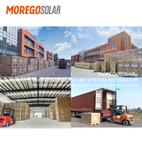 Moregosolar système d'énergie solaire, structure PV, structure de rayonnage de stationnement, abri d'auto solaire en aluminium