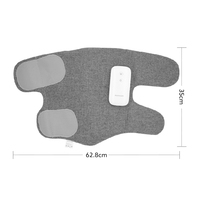 Masseur de jambes à compression d'air avec chaleur, masseur de mollets sans fil pour la circulation et le soulagement du flux sanguin, 3 modes rechargeables