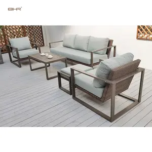 Tuin Patio Meubels Luxe Tuin Sofa Rotan Duurzaam Aluminium Tuinmeubilair