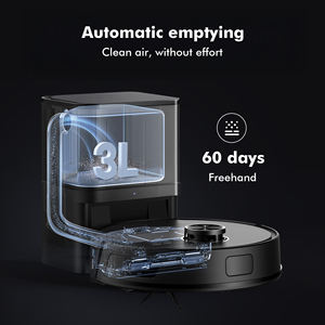 Aspirateur robot à vide automatique avec fonction de nettoyage à sec humide filtre HEPA à piles prise ue maison hôtels télécommande - Product Image 3