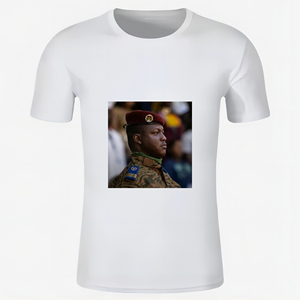 Wholesale Custom 2025 Burkina Faso Presidential Campaign T-Shirts Polyester Sublimation Print Fast Delivery - Product Image 1