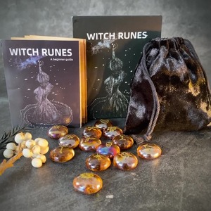 Juego de piedras de adivinación de vidrio grabado de 13 Uds., técnica tallada con guía <span class=keywords><strong>para</strong></span> <span class=keywords><strong>principiantes</strong></span>, Kit de regalo <span class=keywords><strong>para</strong></span> <span class=keywords><strong>brujas</strong></span> novatas, artesanías de cristal - Product Image 3