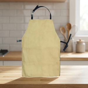 Delantal de algodón estilo sencillo con cintura ajustable sin bolsillos para uso diario en la cocina - Product Image 3