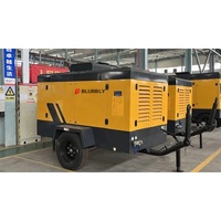 Kompresor Udara Portabel Ultra Senyap Berpendingin Diesel 18m/mnt 20bar 660CFM Mesin Cummins untuk Konstruksi Jalan Tambang