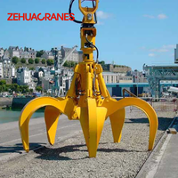 Moteur de godet de préhension électrohydraulique pour la manutention de matériaux en vrac dans la construction, accessoires pour grues et opérations portuaires