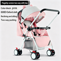 Poussette légère et sportive JXB à double fonction avec sac de maman – Prix usine