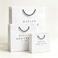 Sacs en papier jetables pour cosmétiques, cadeaux et shopping, vente en gros, sacs en papier d'emballage de luxe personnalisés imprimés pour bijoux et artisanat