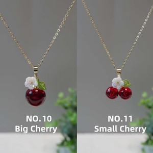 Collares de Resina con Colgantes de Frutas para Mujer, Joyería con Colgantes de Limón, Uva, Fresa y Arándano para Uso Diario Informal/de Verano - Product Image 6