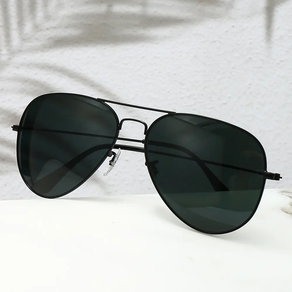 2022 для мужчин, с металлической оправой, поляризованные линзы нержавеющая дужки Ретро изготовленным на заказ логосом солнцезащитные очки Линзы для очков