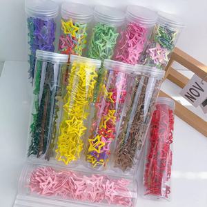 100 Piezas de Pinzas para el Cabello con Forma de Estrella para Niñas, Accesorio para el Cabello Infantil, Pinza para Flequillo con Forma de Estrella de Cinco Puntas para Bebés - Product Image 2