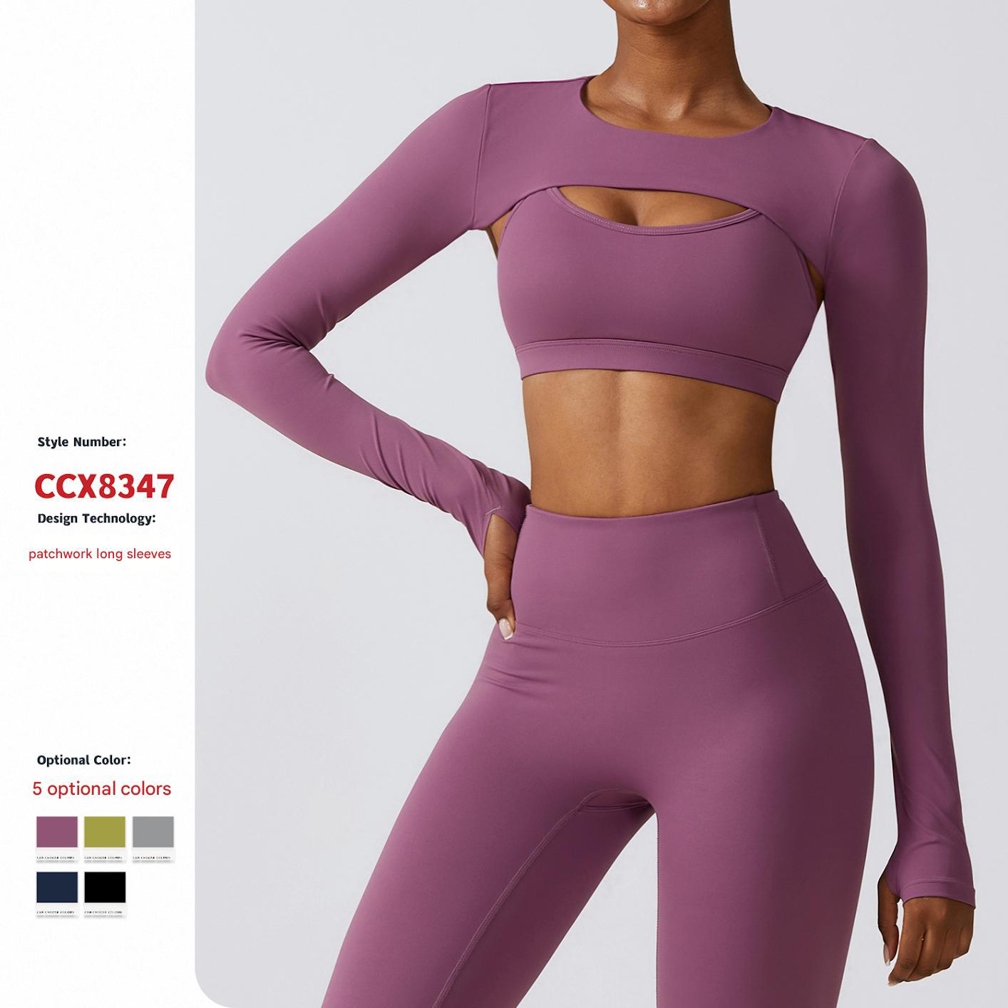 Lanyu Women's Breathable Seamless Yoga Long Sleeve Tops High Stretch Skinny Fit Active Wear