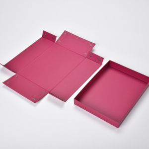 Caja de Almacenamiento Plegable Cuadrada Personalizada de Fábrica con Hebilla Metálica - Product Image 6