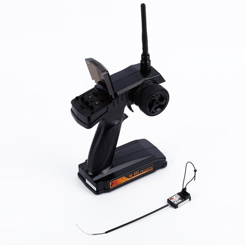 GoolRC FLYSKY FS-GT2E – Émetteur 2,4 GHz 2 Canaux – Radio Pour Voiture Ou Bateau RC – Avec Récepteur FS-A3