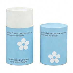 Ready Stock Waterproof Round Paper Tube Packaging <b>Box</b> for <b>Bottle</b> Rigid Paperboard with UV Coating for Product Presentation - Product Image 6