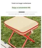 Chaise pliante de camping portable de luxe de haute qualité, multifonctionnelle, avec sacoche pour stylos, pour jardin