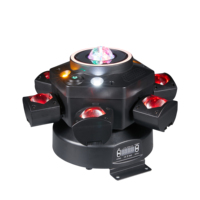 Lampu Moving Head LED RGBW 120W 25 Saluran Kontrol Suara Strobo UV untuk Taman Hiburan, DJ, Pesta, dan Klub