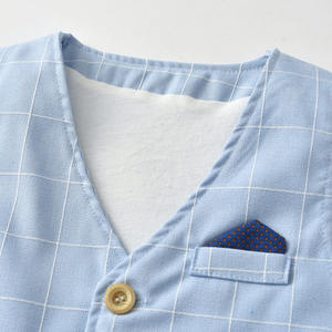 Traje Formal de Caballero de Buena Calidad, 95% Algodón, con Lazo, Conjunto de Ropa para Niños - Product Image 5