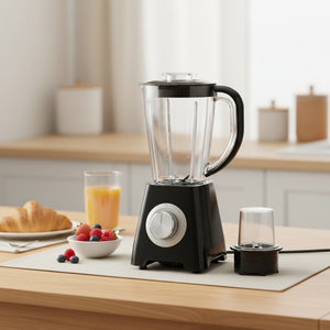 Mixeur Électrique Commercial Portable 2-en-1, Appareil de Cuisine pour Jus de Fruits, Smoothies, Mélangeur Alimentaire et Broyeur - Product Image 6