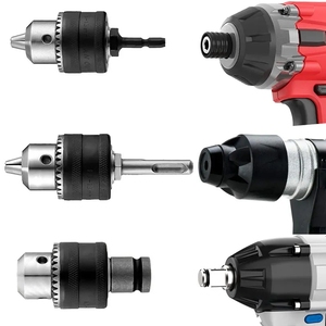 Convertisseur 1.5-13mm 1/2 "-20UNF <span class=keywords><strong>mandrin</strong></span> de perçage à clé filetage adaptateur à changement rapide <span class=keywords><strong>SDS</strong></span> 1/4" Hex Impact Driver clé Bit bielle - Product Image 6