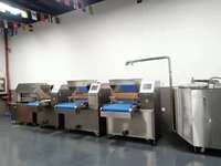 Ligne de production automatique de biscuits et de cookies - Haute productivité, nouvelle machine à base de farine et de noix, garantie de 2 ans