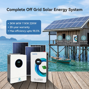 Sistema de Energía Solar Fuera de la Red VANYO <span class=keywords><strong>ENERGY</strong></span> de 3kw, 6kw, 11kw, 22KW / Kit de Paneles Solares para el Hogar de 3000W, 5000W con Batería Solar - Product Image 1
