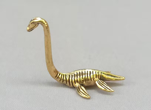Décor de bureau <span class=keywords><strong>monstre</strong></span> Loch Ness en laiton, écailles complexes artisanales et sculpture de cou, cadeau de créature <span class=keywords><strong>mythique</strong></span> unique - Product Image 5