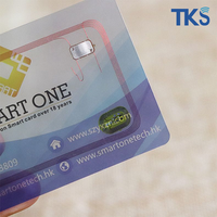 Carte en PVC à double puce RFID NFC, cartes à puce de paiement de contrôle d'accès sans contact avec la certification ISO14443, commande en gros