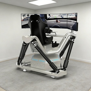 Nuovo Design Moderno di Simulatore di Guida con Cockpit Elegante e Sistema Idraulico, con Ritagli Geometrici per un Look Industriale e <span class=keywords><strong>Sportivo</strong></span> - Product Image 3