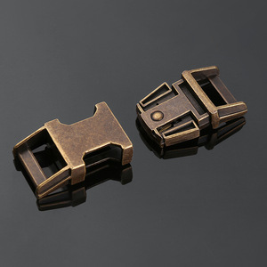 Hebilla de Liberación Lateral de Metal, Aleación de Zinc, Plateada, Bronce, Negra, Duradera, Accesorios para Bolsas, Mochilas, Ropa y Carriolas - Product Image 2