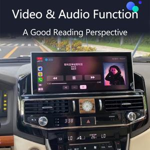 Écran tactile IPS 2.5D de 12,3 pouces, autoradio Android, navigation GPS, stéréo DSP, CarPlay, lecteur multimédia vidéo pour Land - Product Image 4