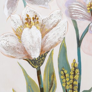 Belle <span class=keywords><strong>peinture</strong></span> florale à l'<span class=keywords><strong>aquarelle</strong></span> encadrée sur toile, décoration murale pour la maison, peintures et arts muraux - Product Image 3