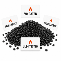 Granulés de nylon ignifuge PA66 V0 sans halogène UL94 V0, granulés de polyamide pour connecteurs électriques