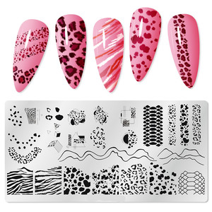 Kits d'outils <span class=keywords><strong>de</strong></span> plaque d'estampage d'<span class=keywords><strong>ongles</strong></span> en acier inoxydable populaires européens Accessoires d'<span class=keywords><strong>ongles</strong></span> essentiels - Product Image 1