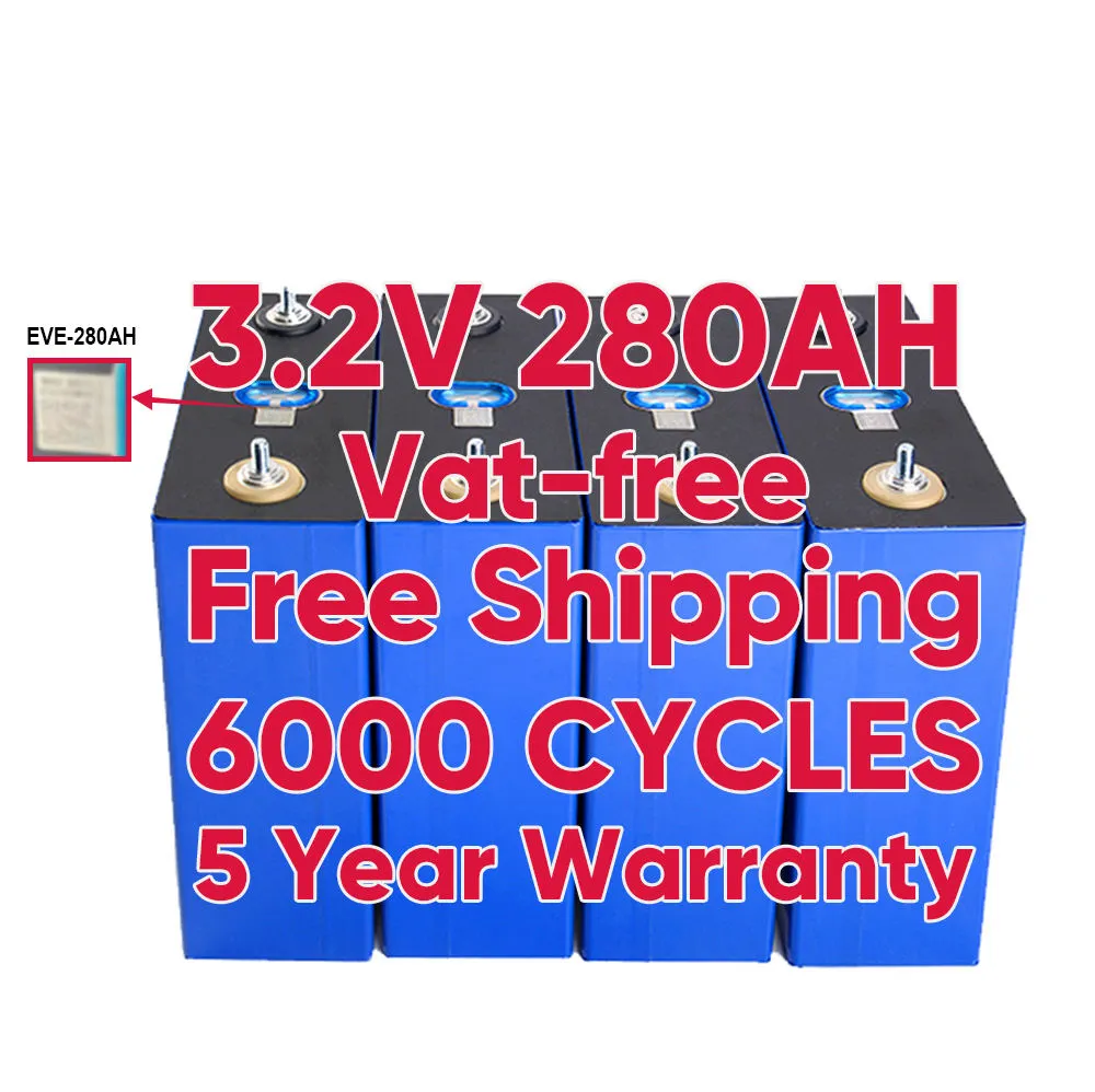 US/PL/RU stock classe originale A 3.2V Lifepo4 batteria 3.2v 202ah 200ah 230ah 280ah 300ah batterie agli ioni di litio