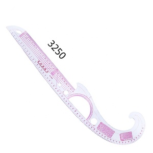 <span class=keywords><strong>MCZ</strong></span>-74 bonne qualité 8 pièces règles de couture françaises ensemble règle en plastique mesure règle de courbe - Product Image 5