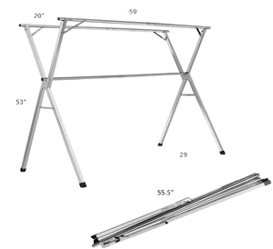 Appendiabiti Rotondo <span class=keywords><strong>Lavinia</strong></span> per Uomo, Stendibiancheria in Acciaio Inox di Alta Qualità, Organizzatore Multifunzione per Armadio Nero - Product Image 1