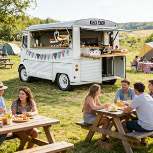 CE Certified Mobile Fish & Chip Food Truck <b>Trailer</b> For Seafood & Fried Snack Catering - Product Image 1
