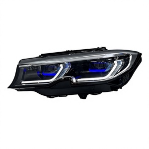 Conjunto de Faros Láser para BMW Serie 3 19-21, Modificación G20/G28, 12V 35W, Faros LED Tipo Cuchara, LED de Alto Rendimiento que Mejora la Visibilidad - Product Image 1