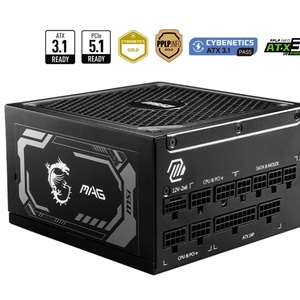 Fuente de alimentación MSI para ordenador, venta al por mayor, A1250GL PCIE5 Full Modular 80 PLUS Gold - Product Image 6