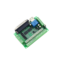 Carte de connexion CNC 5 axes OKYN3007-1 avec interface MACH3, 17 ports, entrée large plage de tension 12-24V pour pilote de moteur pas à pas