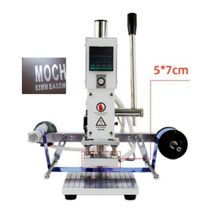 Semi-Automatic High Efficiency Leather Heat Press Machine Flatbed <b>Printer</b> for Patch Die Cut and Stamp Letters Home Use Semi-auto - Product Image 1