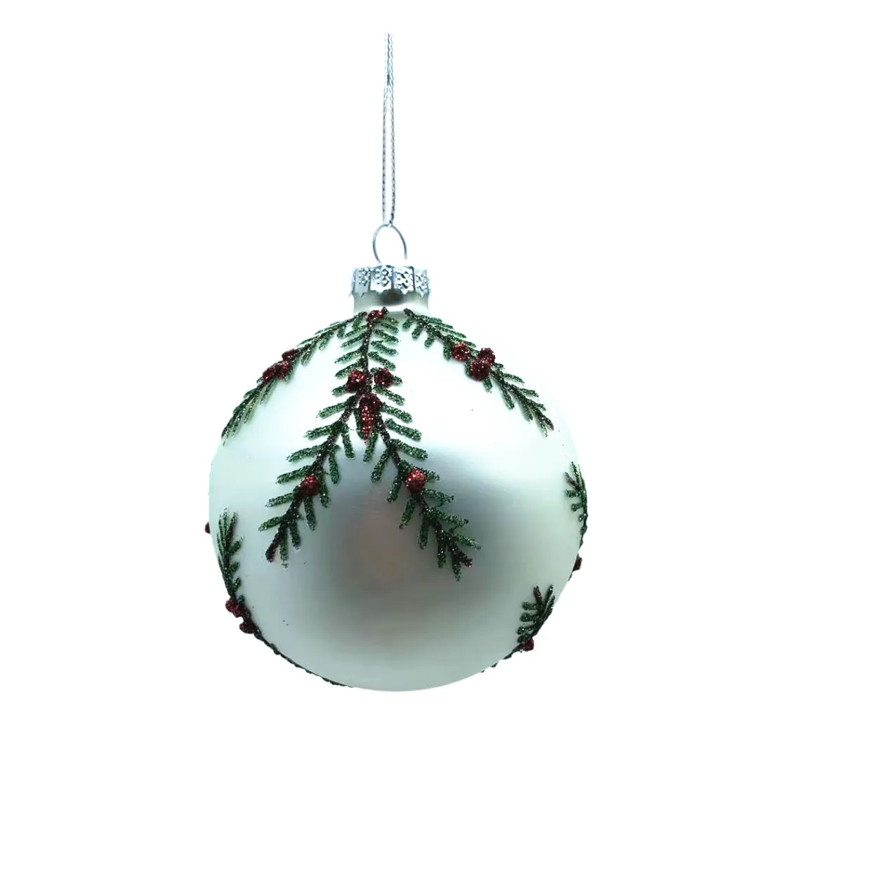 Alta qualidade Natal árvore vidro jóias bola