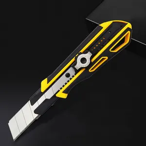 Heavy Duty Industrial Duo Lock Knife SDI 0445c Auto Screw Lock Function 25mm Cutter Knife