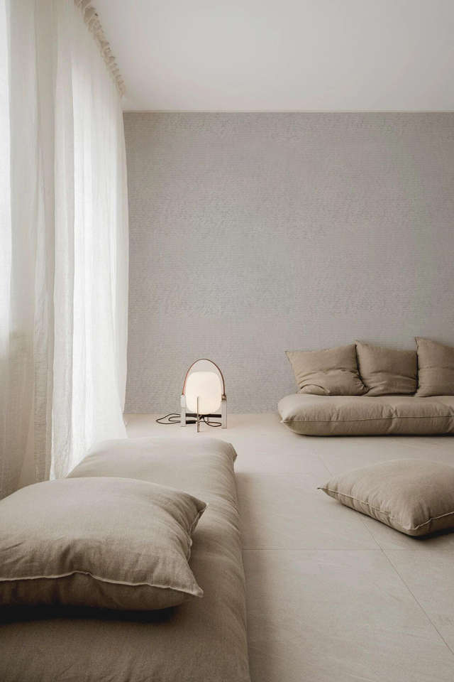 Artificial Stone Linen Texture Waterproof Fireproof Wall Panel for ...