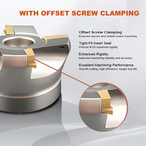 Fraiseuse à face droite <span class=keywords><strong>RAP</strong></span> 75 degrés pour plaquettes APMT1135/APMT1604 |   Porte-outil de fraisage frontal CNC indexable ODM OEM - Product Image 5
