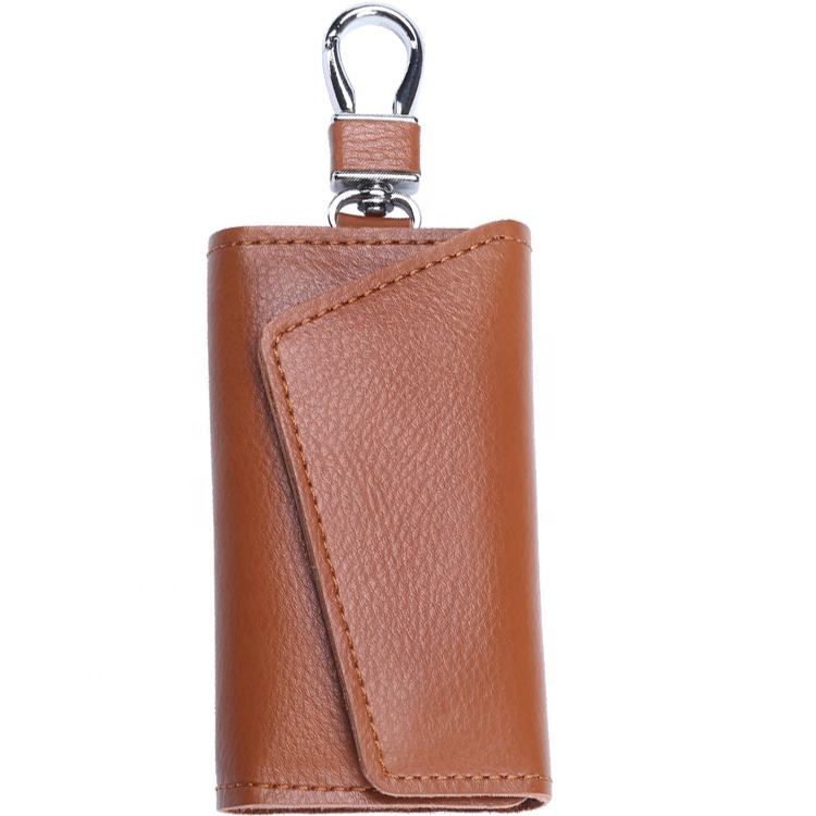 Multi Function Car Key Holder Wallet Genuine Leather