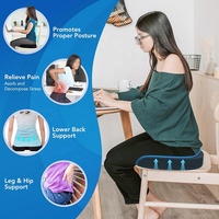 Coussin de siège ergonomique personnalisé, ensemble d'oreillers de soutien lombaire, mousse à mémoire de forme de qualité supérieure, écologique, rafraîchissant, soulagement de la douleur, correction de la posture