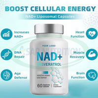 Capsules de supplément NAD, Nicotinamide Adénine Dinucléotide, Resvératrol, Nicotinamide Riboside, OEM