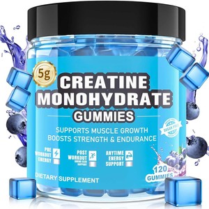 Gummies OEM de Monohydrate de Créatine 5000 mg Nutrition Sportive pour l'Entraînement Taurine, Créatine Aromatisée pour Femmes et Hommes - Product Image 1